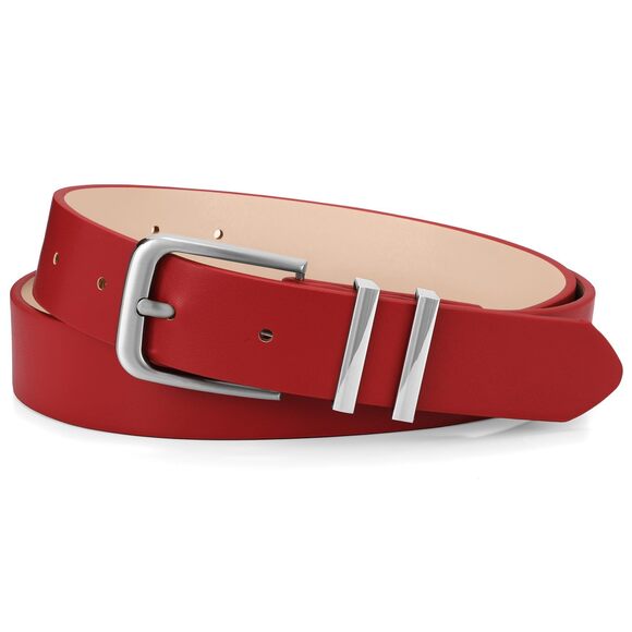 Whірру Accessories - Women Casual Leather Belt For Jeans Pants, Fashion Ladies Waist Dress Belt💞